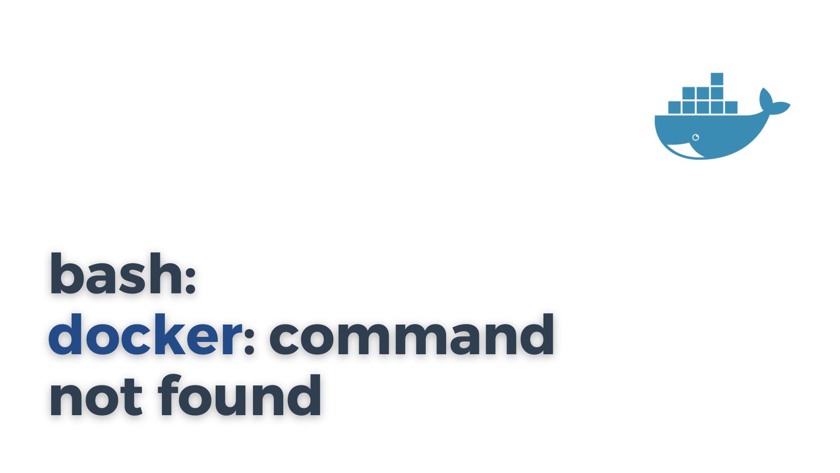 Bash: docker: command not found