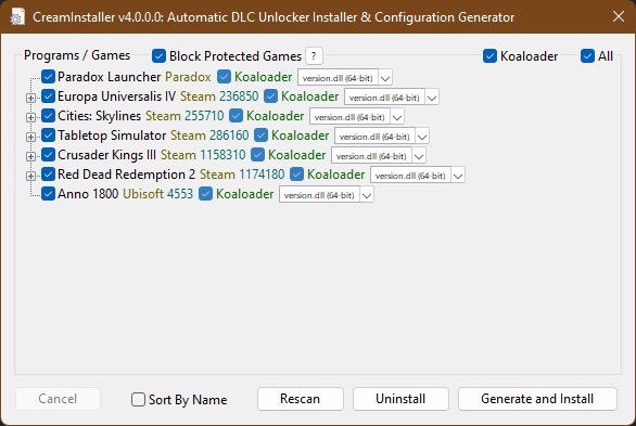 CreamAPI CreamInstaller - Steam DLC Unlocker