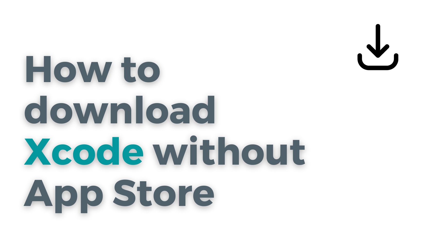 How to download Xcode without App Store