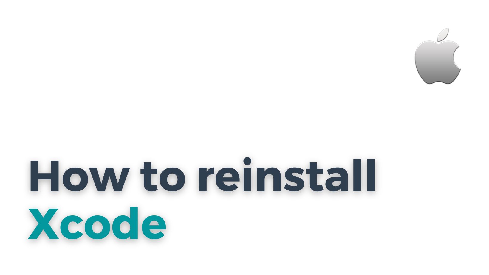 How to reinstall Xcode
