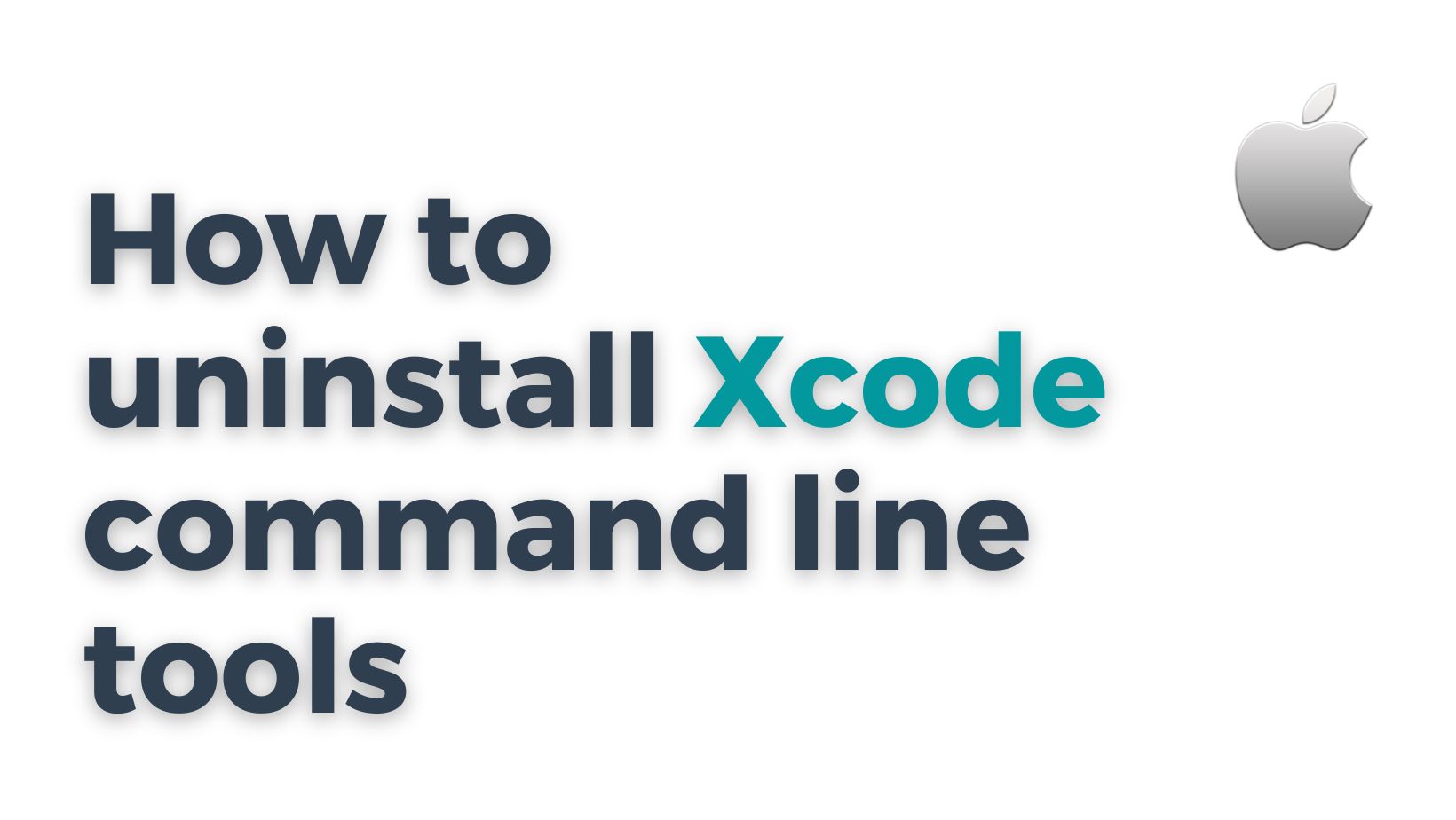 How to uninstall Xcode command line tools