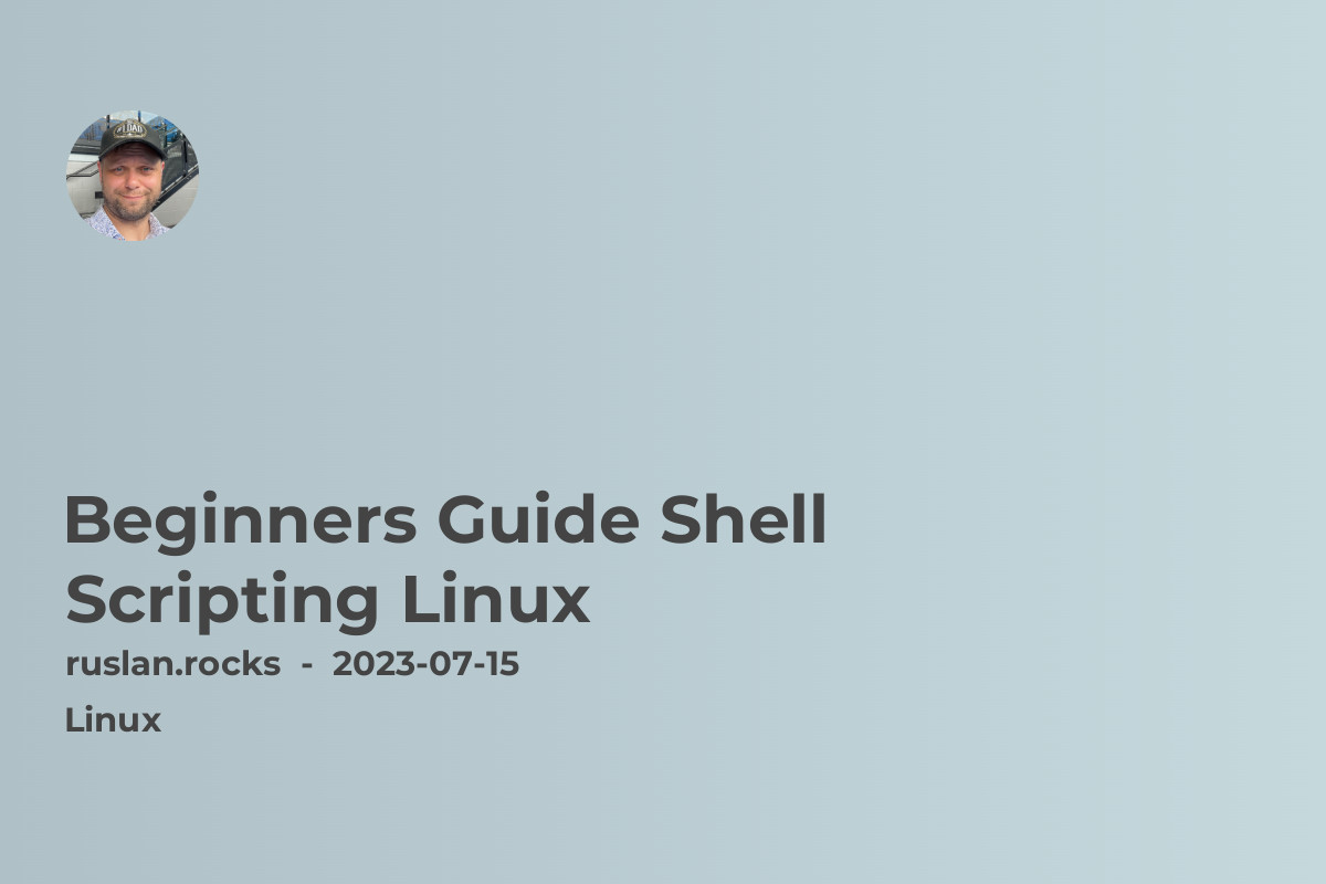 Beginners Guide Shell Scripting Linux