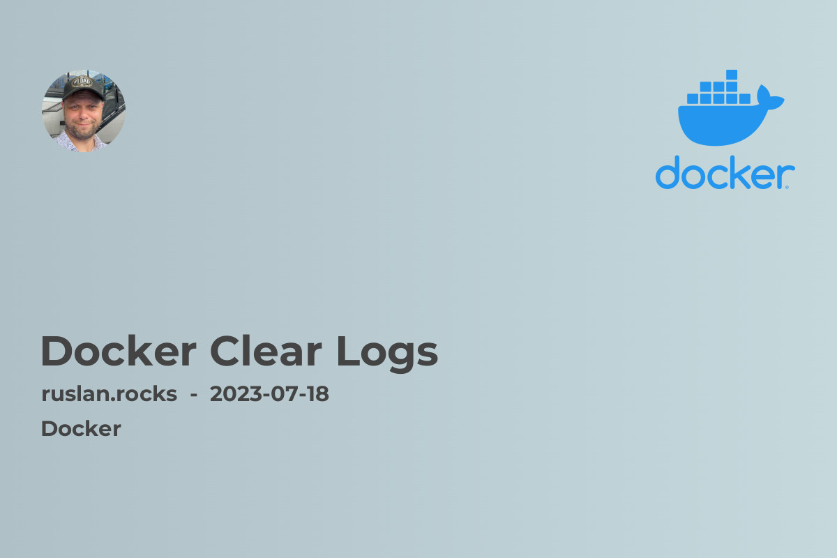 Docker Clear Logs