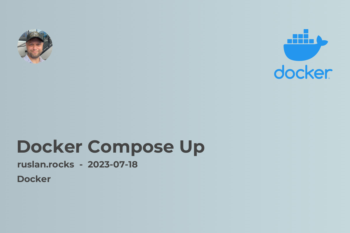 Docker Compose Up