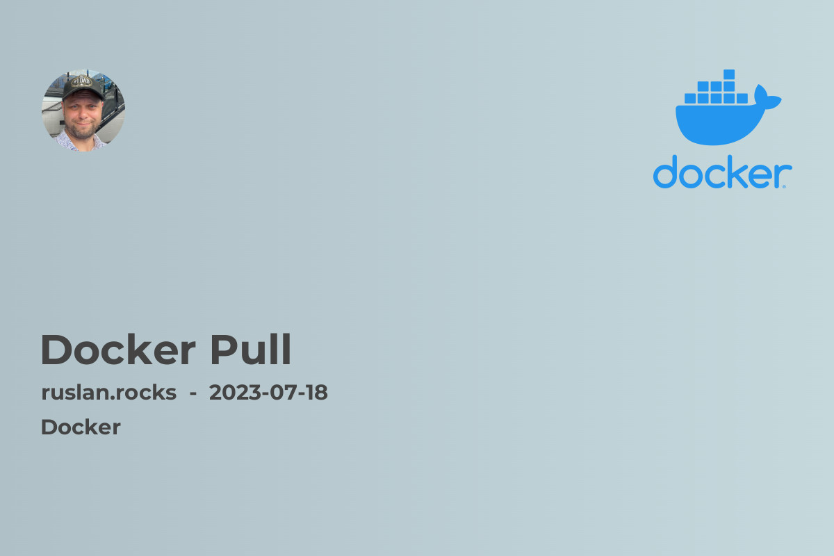 Docker Pull Command