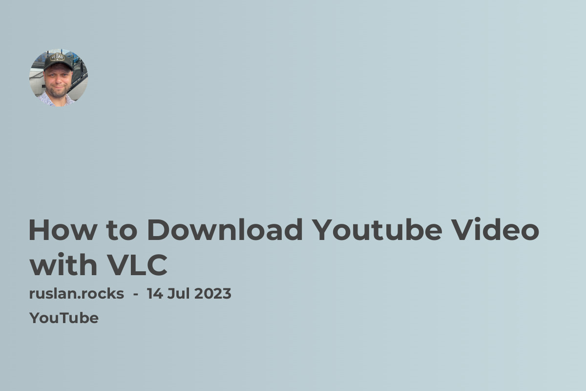 How to Download Youtube Video with VLC
