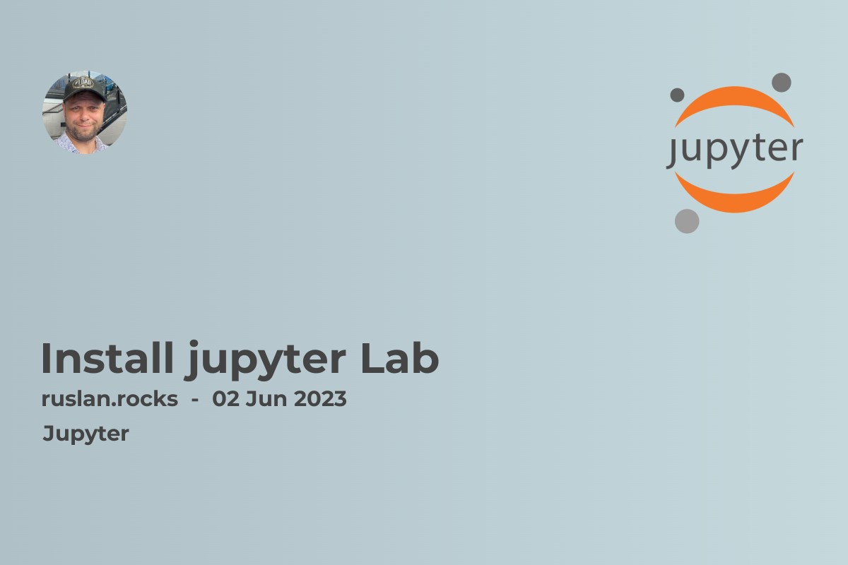 Install jupyter Lab