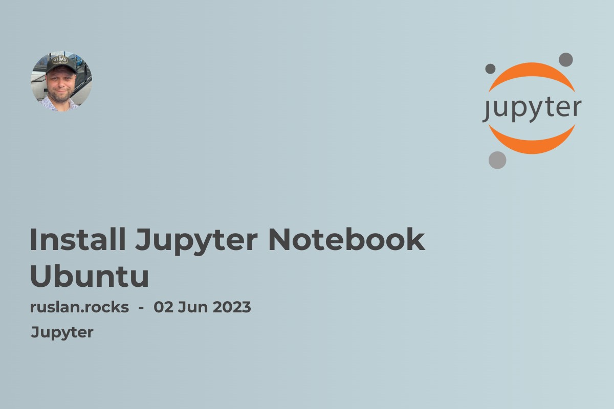 Install Jupyter Notebook Ubuntu