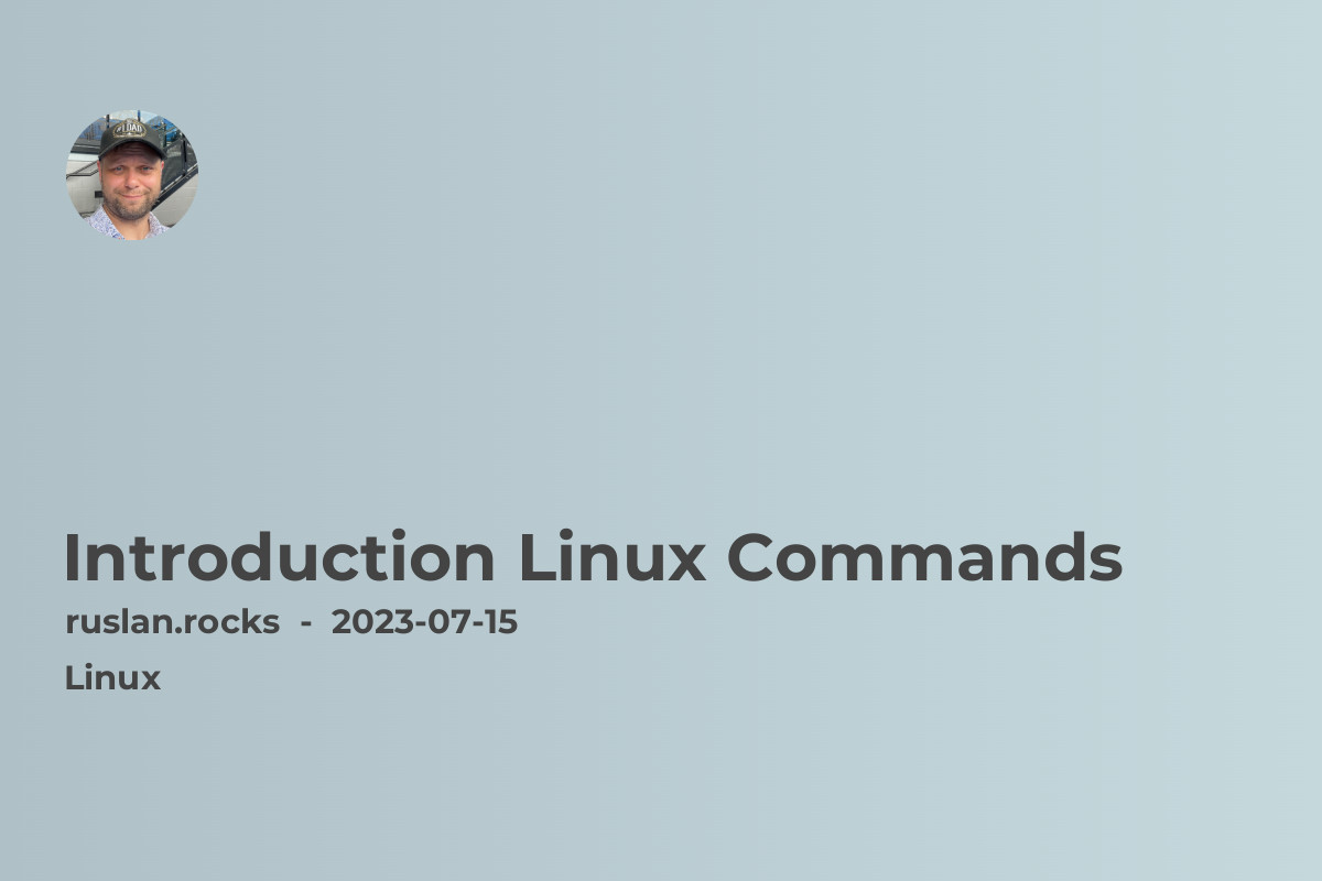 Introduction Linux Commands
