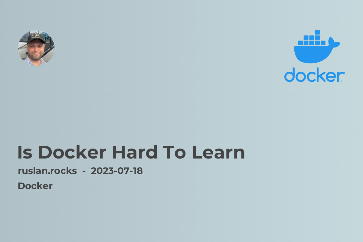 Is Docker Hard To Learn