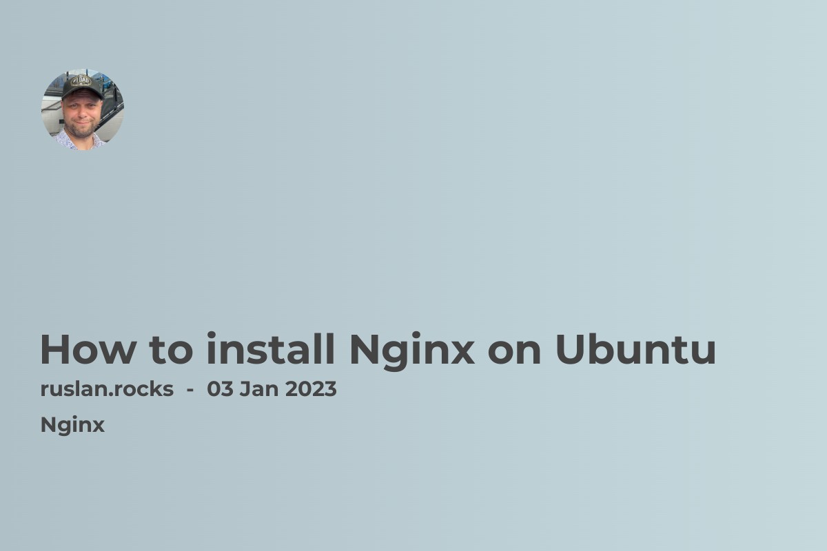 How to install Nginx on Ubuntu