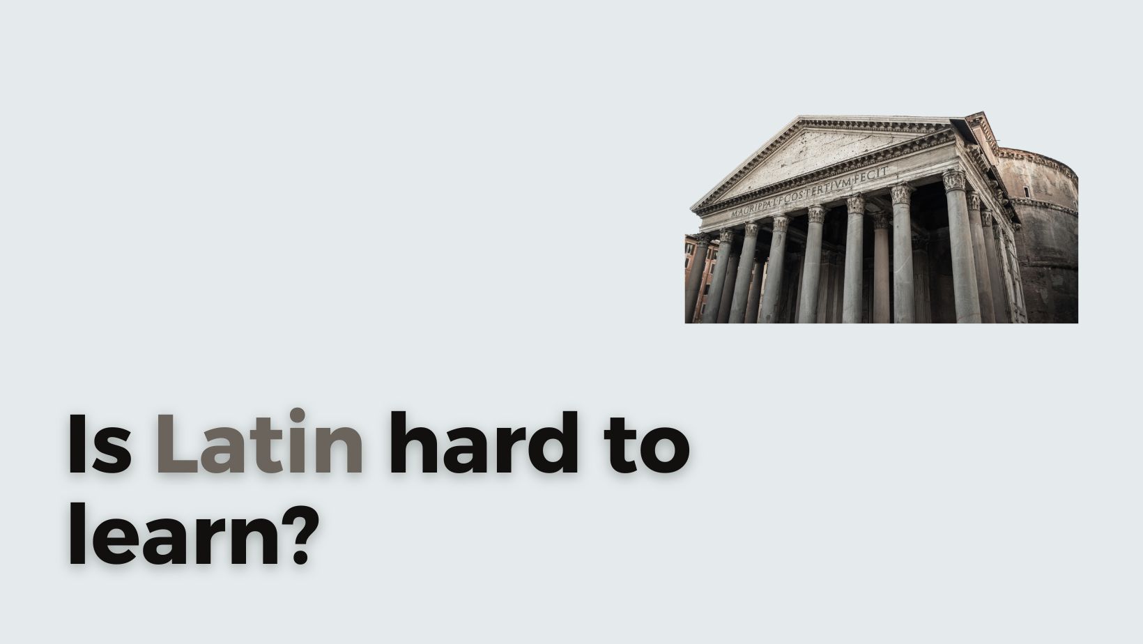 Is latin hard to learn?