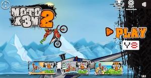 Unblocked Moto X3M 2 Bike Race Game - Play Online