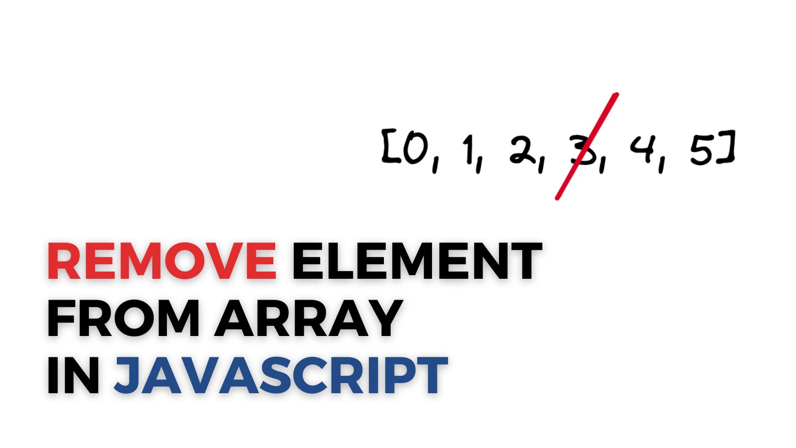 remove element from array in javascript