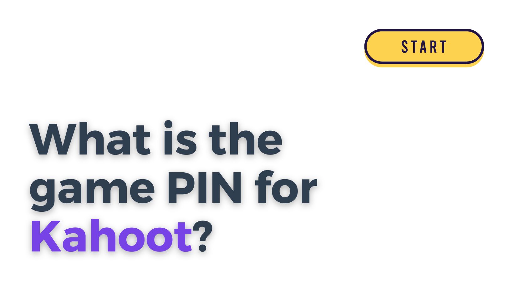 What is the Kahoot game PIN in 2023?